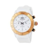 Bultaco Women's White Rubber Watch - One Size thumbnail