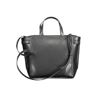 Calvin Klein Women's Elegant Black Two-Handle Recycled Polyester Bag - One Size thumbnail