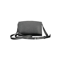 Calvin Klein Women's Elegant Black Shoulder Bag with Logo Detailing - One Size thumbnail