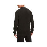 Calvin Klein Jeans Men's Black Cotton Cardigan - 46 IT thumbnail