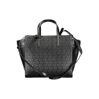 Calvin Klein Women's Elegant Black Recycled Polyester Handbag - One Size thumbnail