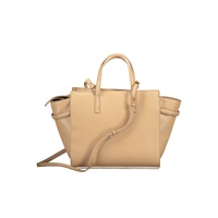 Calvin Klein Women's Chic Beige Handbag with Contrasting Details - One Size thumbnail