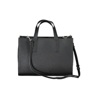 Calvin Klein Women's Elegant Two-Handled Black Handbag with Logo - One Size thumbnail