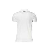 Cavalli Class Men's White Cotton Polo Shirt - XL thumbnail