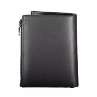 Calvin Klein Men's Black Leather Wallet - One Size thumbnail