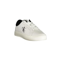 Calvin Klein Men's White Polyester Sneaker - 43 EU thumbnail
