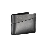 Calvin Klein Men's Black Leather Wallet - One Size thumbnail
