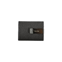 Calvin Klein Men's Black Leather Wallet - One Size thumbnail