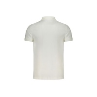 Calvin Klein Men's White Cotton Polo Shirt - L thumbnail