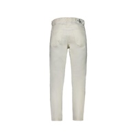 Calvin Klein Men's White Cotton Jeans & Pant - W33 US thumbnail