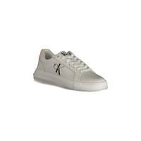 Calvin Klein Women's White Polyester Sneaker - 39 EU thumbnail