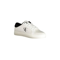 Calvin Klein Women's White Polyester Sneaker - 39 EU thumbnail