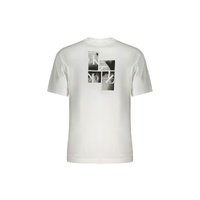 Calvin Klein Men's White Cotton T-Shirt - XL thumbnail