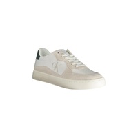 Calvin Klein Men's White Leather  Sneaker - 40 EU thumbnail