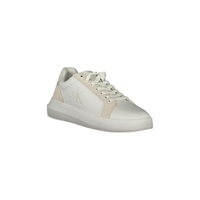 Calvin Klein Men's White Polyester Sneaker - 40 EU thumbnail