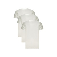 Calvin Klein Men's White Cotton  T-Shirt - S thumbnail