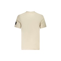 Calvin Klein Men's Beige Cotton  T-Shirt - L thumbnail