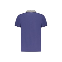 Cavalli Class Men's Blue Cotton Polo Shirt - M thumbnail