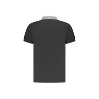 Cavalli Class Men's Black Cotton Polo Shirt - L thumbnail