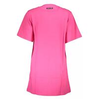 Cavalli Class Women's Pink Cotton Dress - XL thumbnail