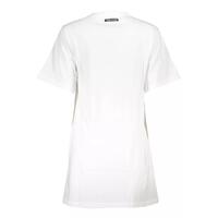 Cavalli Class Women's White Cotton Dress - XL thumbnail