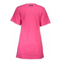 Cavalli Class Women's Pink Cotton Tops & T-Shirt - XL thumbnail