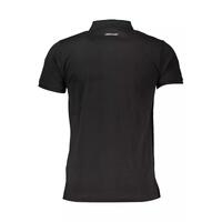 Cavalli Class Men's Black Cotton Polo Shirt - XL thumbnail