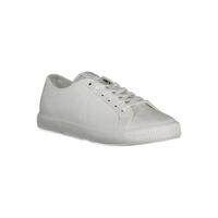 Calvin Klein Men's White Cotton Sneaker - 45 EU thumbnail