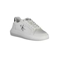 Calvin Klein Women's White Polyester Sneaker - 39 EU thumbnail