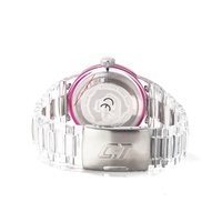 Chronotech Unisex's Transparent Polycarbonate Watch - One Size thumbnail
