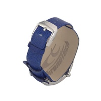 Chronotech Men's Blue Leather Watch - One Size thumbnail