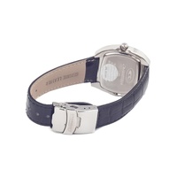 Chronotech Unisex's Black Leather Watch - One Size thumbnail