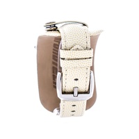 Chronotech Unisex's Beige Leather Watch - One Size thumbnail