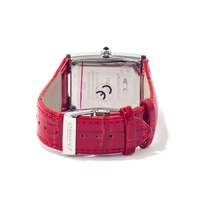 Chronotech Women's Red Leather Watch - One Size thumbnail
