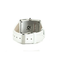 Chronotech Unisex's White Leather Watch - One Size thumbnail