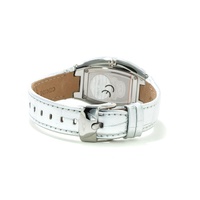 Chronotech Women's Silver Leather Watch - One Size thumbnail