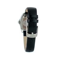 Chronotech Women's Black Leather Watch - One Size thumbnail