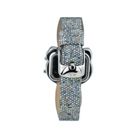 Chronotech Women's Silver Leather Watch - One Size thumbnail