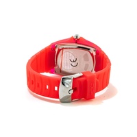 Chronotech Women's Red Rubber Watch - One Size thumbnail