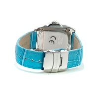 Chronotech Men's Blue Leather Watch - One Size thumbnail