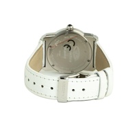 Chronotech Women's White Leather Watch - One Size thumbnail