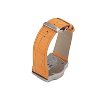 Chronotech Unisex's Orange Leather Watch - One Size thumbnail