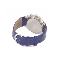 Chronotech Women's Blue Leather Watch - One Size thumbnail