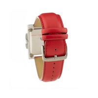 Chronotech Unisex's Red Leather Watch - One Size thumbnail