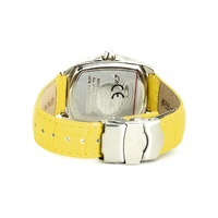 Chronotech Women's Yellow Leather Watch - One Size thumbnail