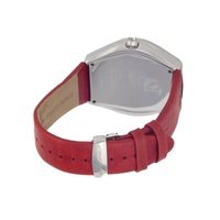 Chronotech Men's Red Leather Watch - One Size thumbnail