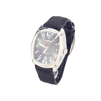 Chronotech Women's Black Leather Watch - One Size thumbnail