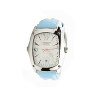 Chronotech Women's Blue Leather Watch - One Size thumbnail