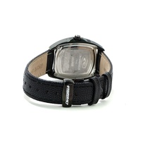 Chronotech Women's Black Leather Watch - One Size thumbnail