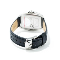 Chronotech Women's Black Leather Watch - One Size thumbnail